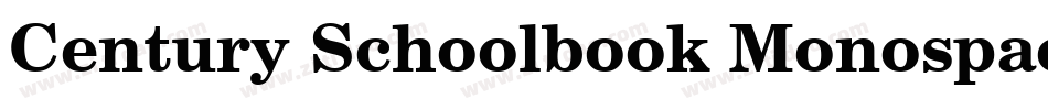 Century Schoolbook Monospace BT字体转换